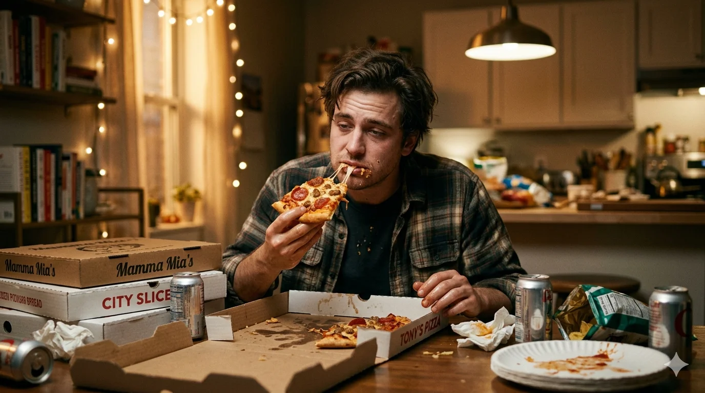 This is what happens to your body after eating pizza 5 times