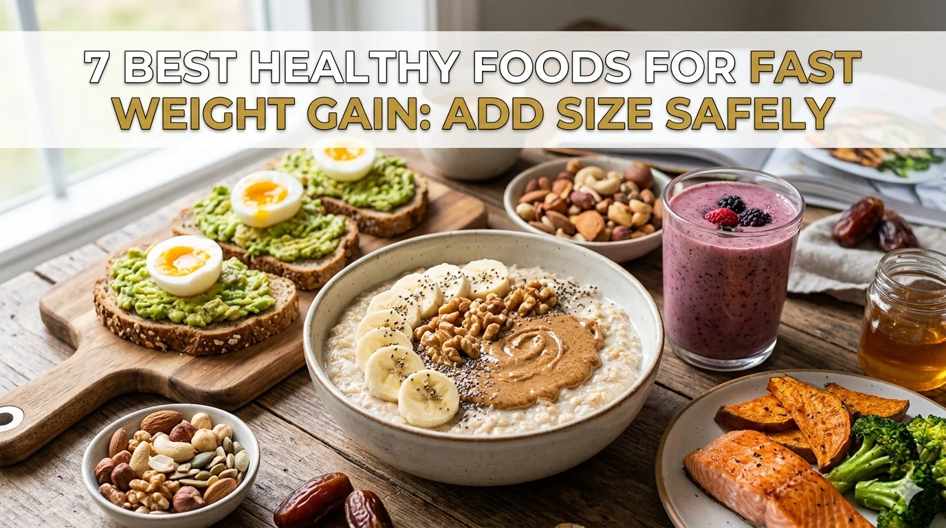Top 7 Healthy Foods for Fast Weight Gain: Your Guide to Natural and Safe Weight Gain