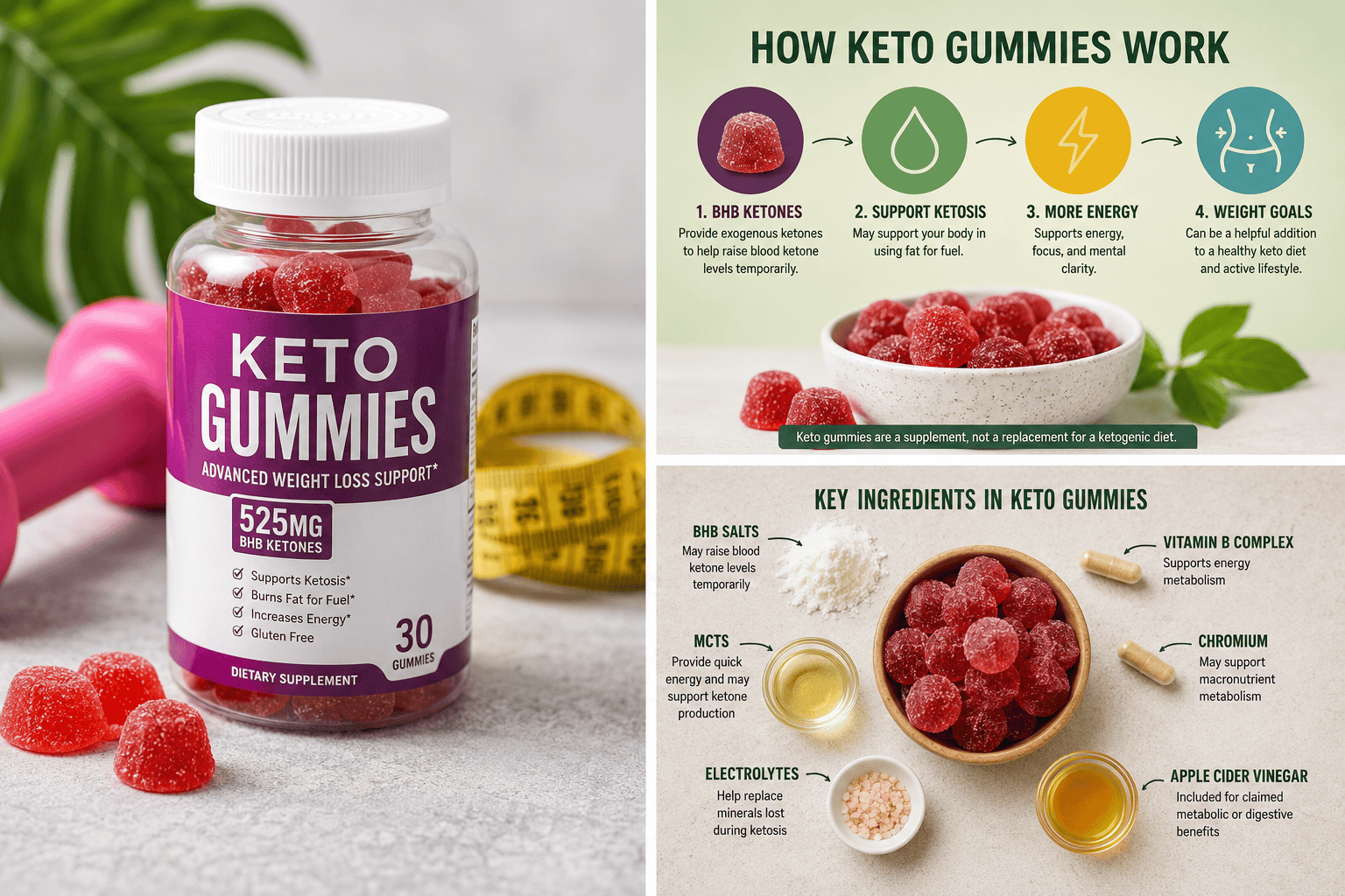 What Are Keto Gummies? Benefits, Side Effects, Ingredients & How They Work
